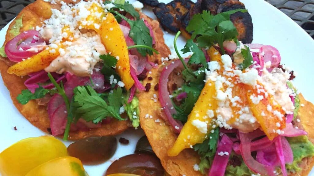 vegetarian tostadas