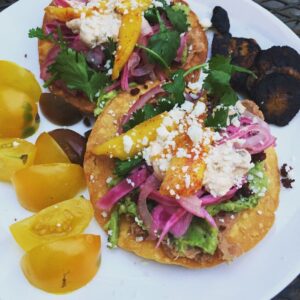 vegetarian tostadas