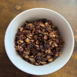 dark chocolate granola